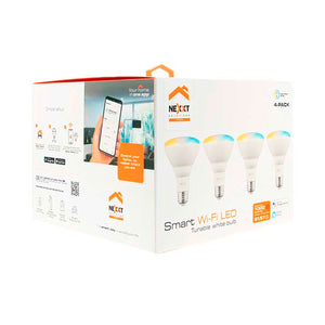 BOMBILLA SMART BR30 COLOR BLANCO NHB-W210 4 PACK