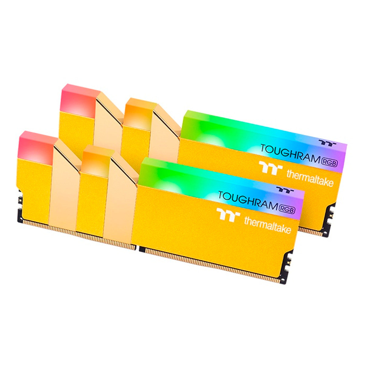 MEMORIA RAM PARA PC TOUGHRAM RGB 16GB (2X8GB) 3600MHZ DDR4 METALLIC GOLD