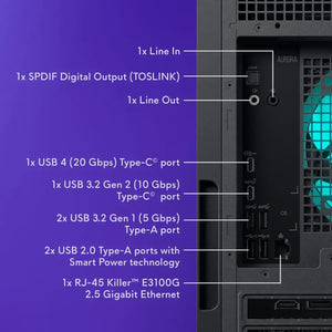 PC ALIEN AURORA DACT1250-9913BLK-PUS ULTRA 9 285 32GB RAM 2TB SSD RTX 5070 12GB W11 T.M