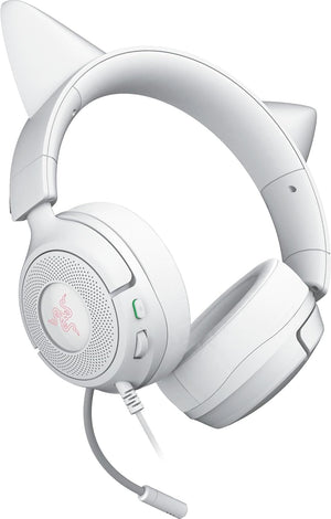 AUDIFONO RAZER KRAKEN KITTY V3 X BLANCO RZ04-05350300-R3U1