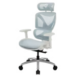 SILLA GAMING ERGONOMICA CHROMA YTC WHITE BLUE