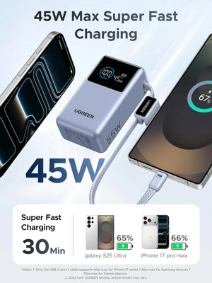 POWER BANK NEXODE PRO 10000MAH 55W CARGA RAPIDA