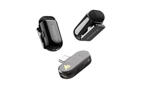 MICROFONO WM622 PC2 INALAMBRICO CON RECEPTOR USB-C CON REDUCCION DE RUIDO NEGRO