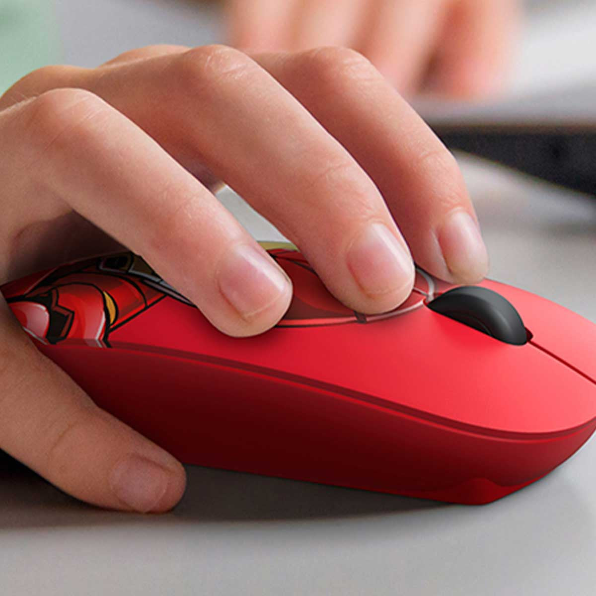 MOUSE INALAMBRICO XTM-M340IM EDICION IRON MAN MARVEL