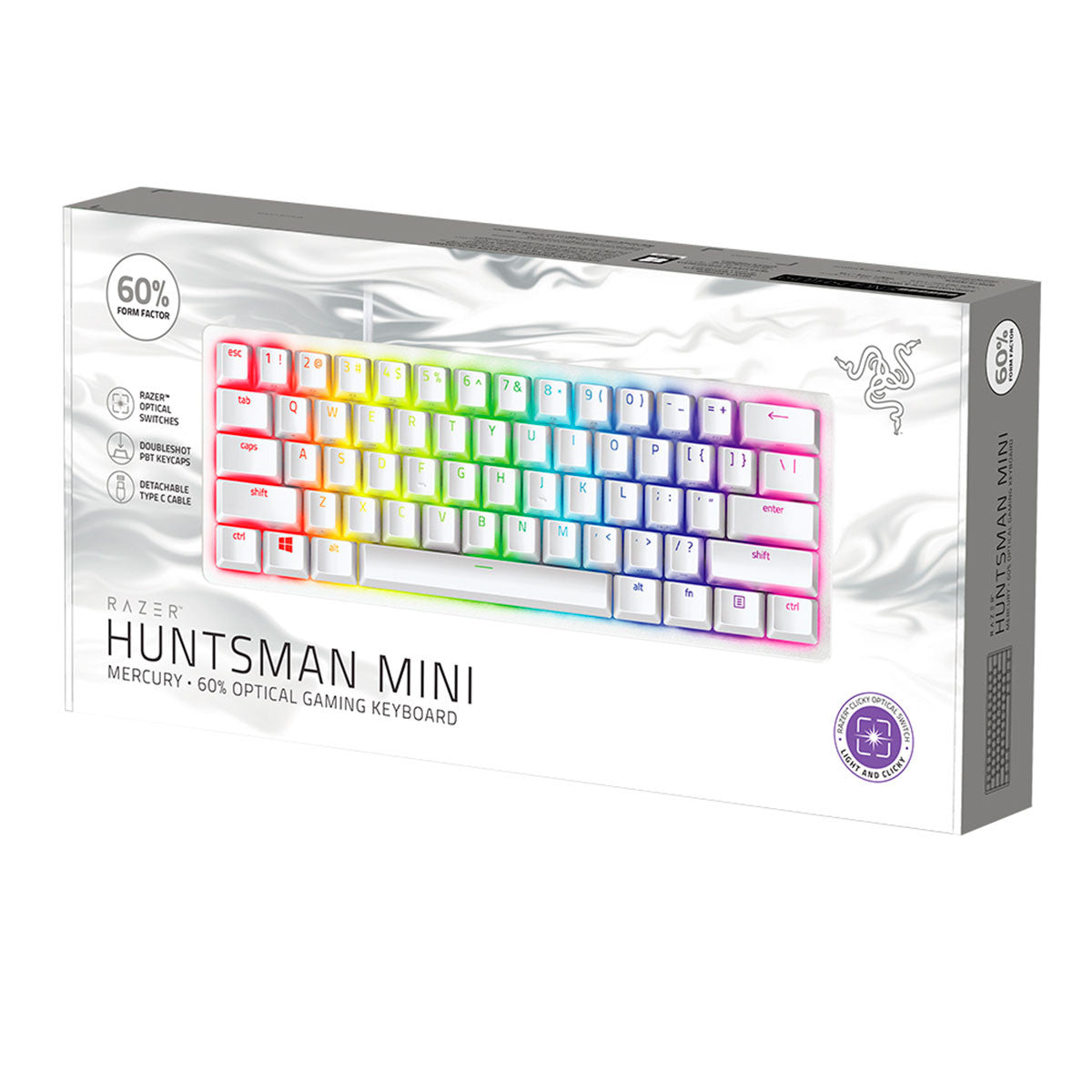 TECLADO GAMING HUNTSMAN MINI - LINEAR-RED - US - MERCURY