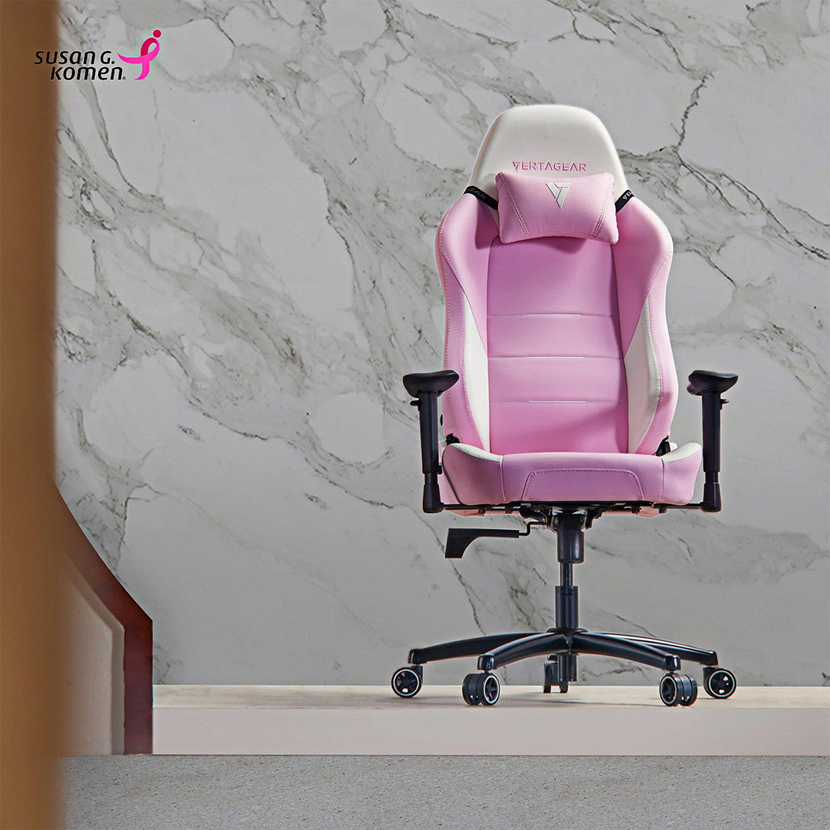 SILLA GAMING PL1000  PINK HERO EDITION