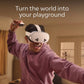 LENTES DE REALIDAD VIRTUAL META QUEST 3S 128GB GORILLA TAG CARDBOARD