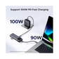 HUB CM888 6 EN 1 USB-C 2 PUERTOS USB-A 2 PUERTOS