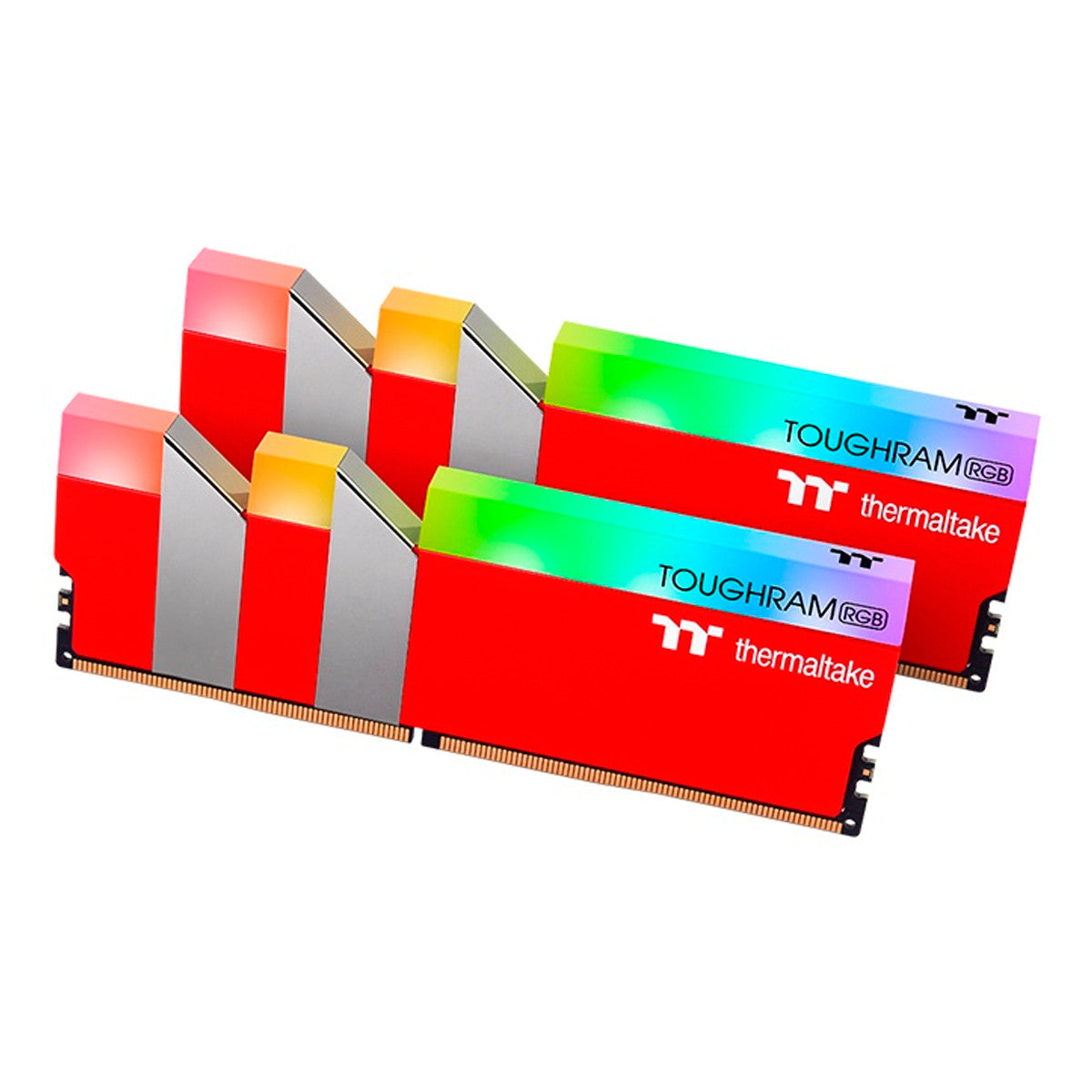 MEMORIA RAM PARA PC TOUGHRAM RGB 16GB (2X8GB) 3600MHZ DDR4 RACING RED