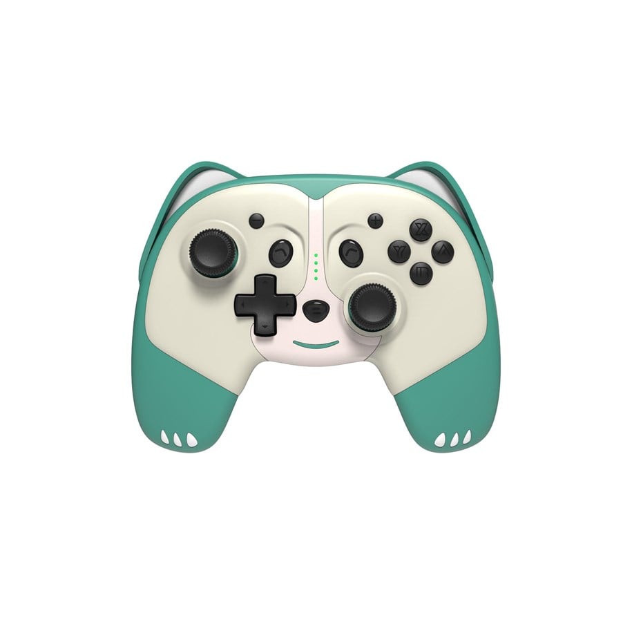 CONTROL INALAMBRICO PARA NINTENDO SWITCH ANIMAL GAMING VERDE