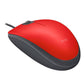 MOUSE CON CABLE M110 SILENT - RED