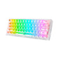TECLADO GAMING RGB FIZZ K617CT MECANICO INGLES SWITCH ROJO BLANCO