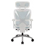 SILLA GAMING ERGONOMICA CHROMA YTC WHITE BLUE