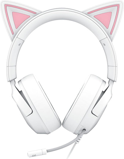 AUDIFONO RAZER KRAKEN KITTY V3 X BLANCO RZ04-05350300-R3U1