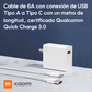 CUBO DE CARGA CON CABLE TYPE A 67W BHR6033US-SZ
