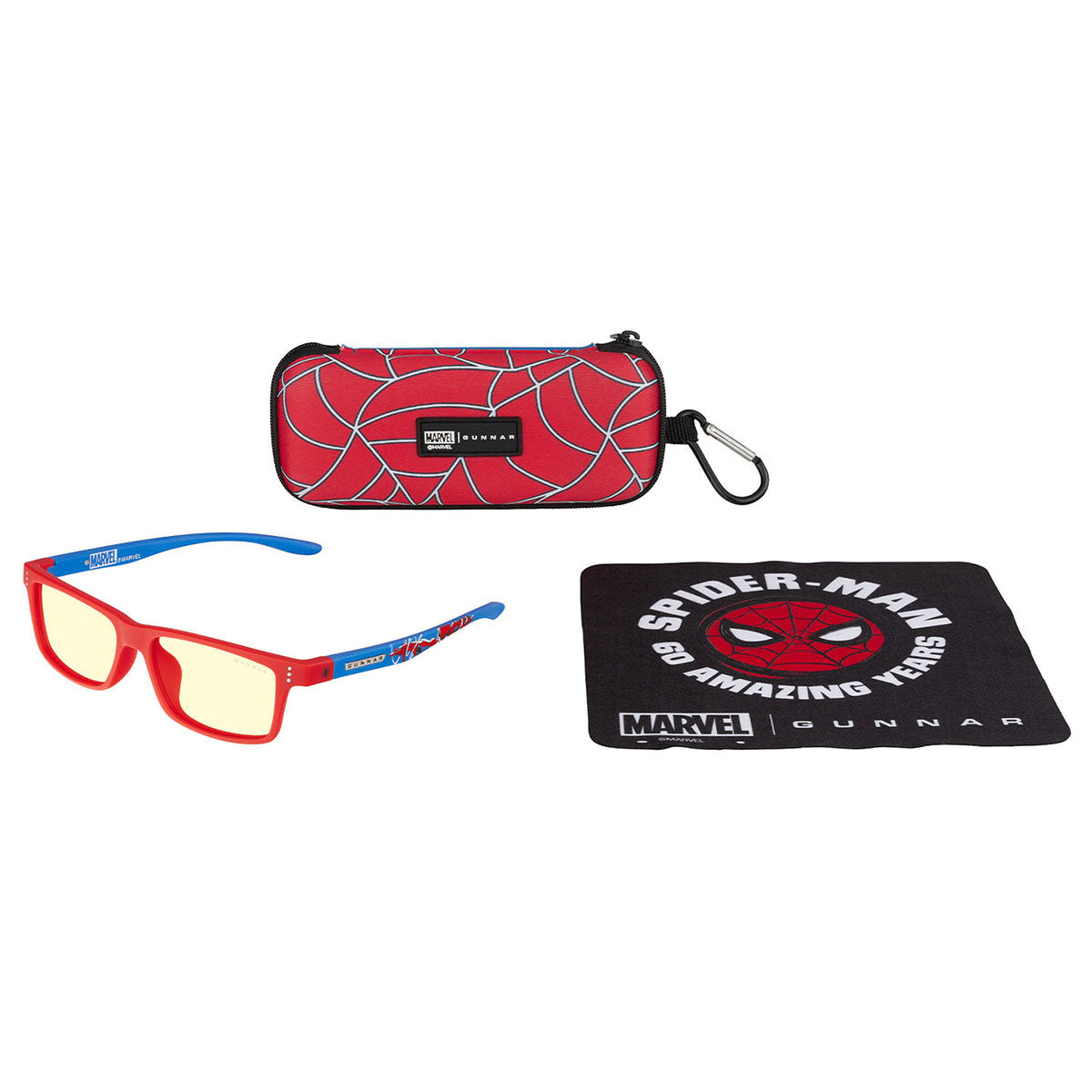 LENTES PARA JUEGOS CON PROTECCION LUZ AZUL CRUZ KIDS SPIDER-MAN AMBER CRU-11813