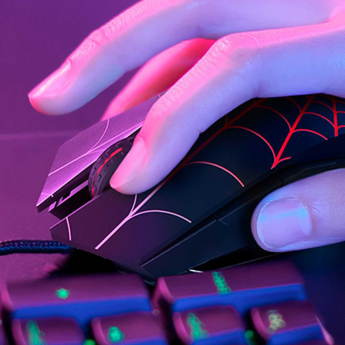 MOUSE GAMING XTM-M520SM EDICION MILES MORALES SPIDER MAN