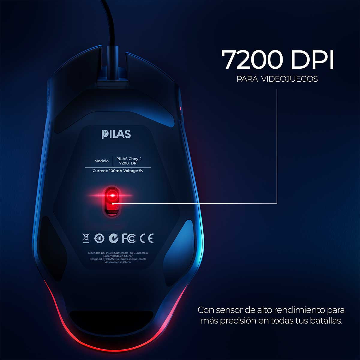 MOUSE GAMING USB CHOY-J