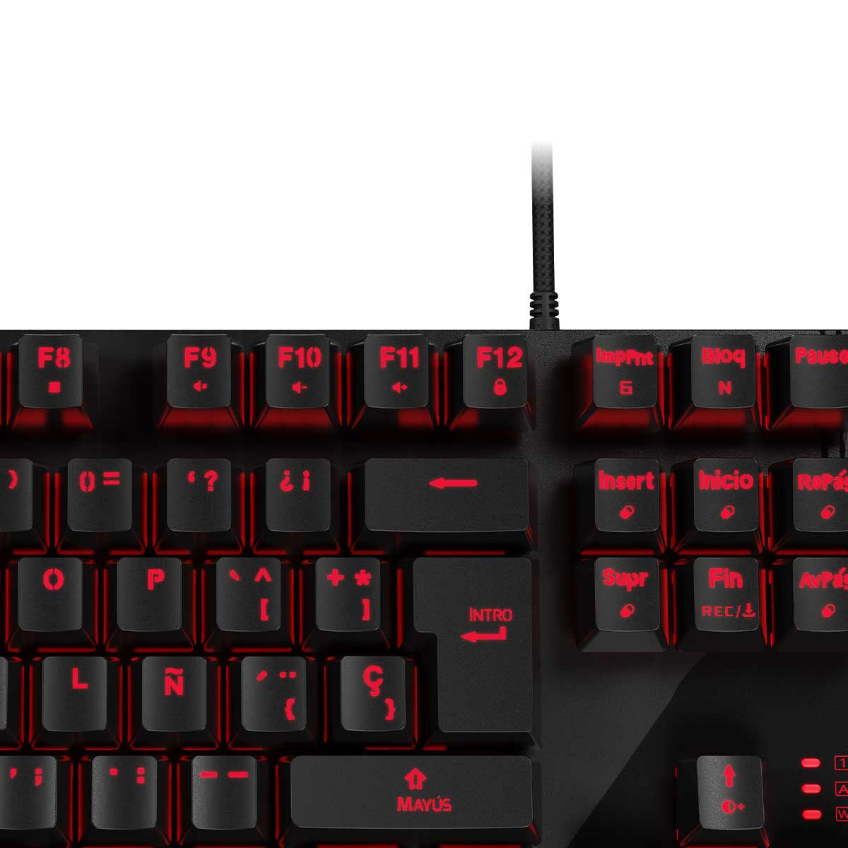 TECLADO MECANICO SWITCH ROJO EDICION DARTH VADER ESPAÑOL