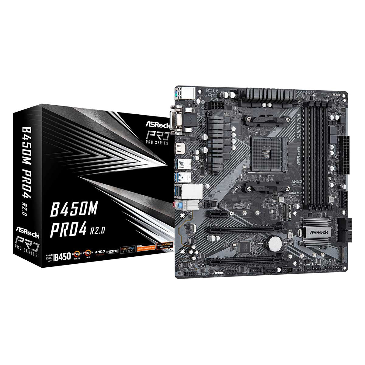 MOTHERBOARD B450M PRO4 R2.0 AM4