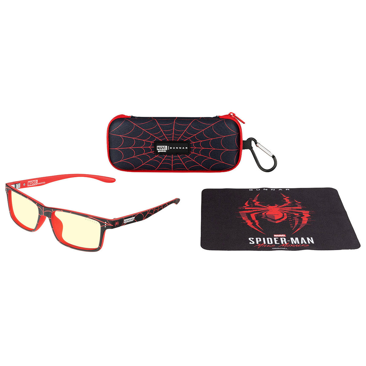 LENTES PARA JUEGOS CON PROTECCION LUZ AZUL CRUZ SPIDER-MAN MILES MORALES AMBER CRU-11913