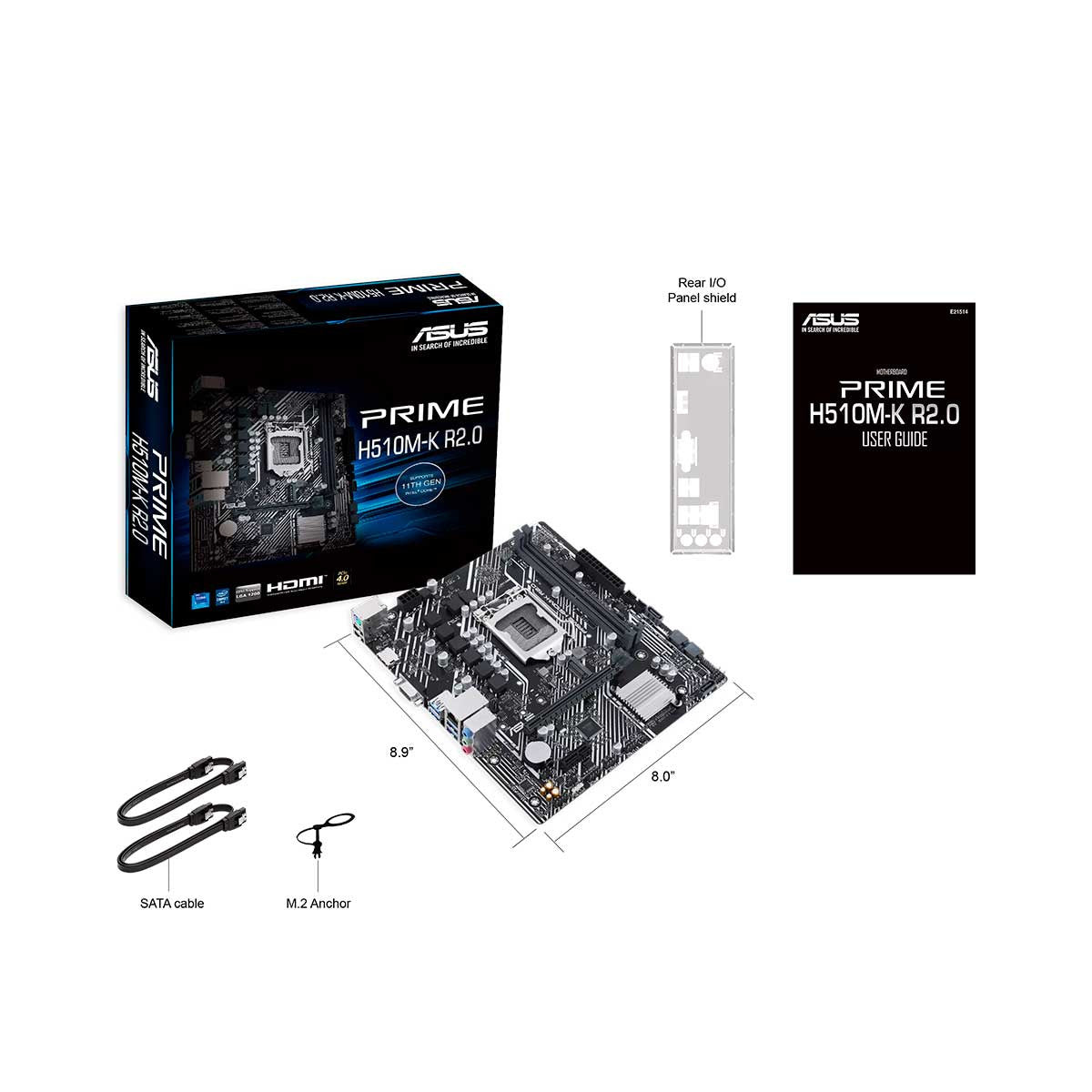 MOTHERBOARD PRIME H510M-K R2.0 LGA 1200