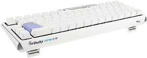 TECLADO MECANICO ONE MINI ESPAÑOL PURE WHITE CHERRY RGB BLUE