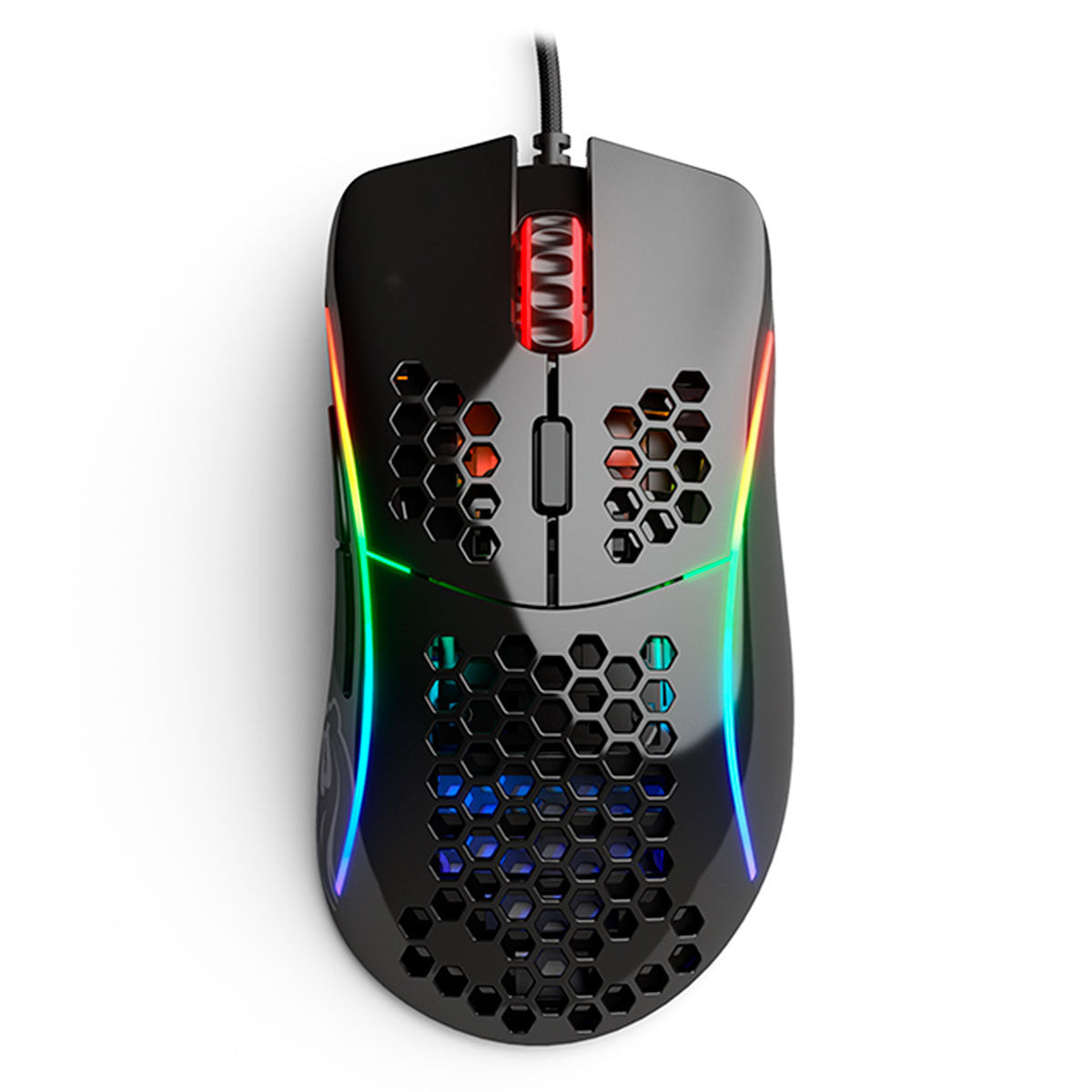 MOUSE GAMING MODEL D GLOSSY BLACK 69G