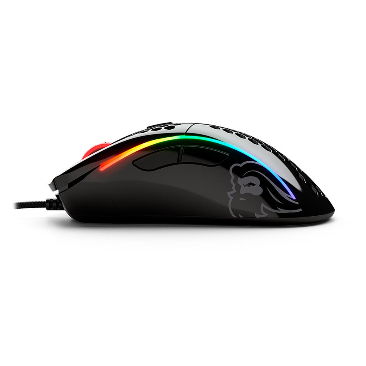 MOUSE GAMING MODEL D GLOSSY BLACK 69G