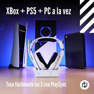 AUDIFONOS BLUETOOTH ASTRO A50 X PARA XBOX, PLAY, PC, MOBILE  BLANCO