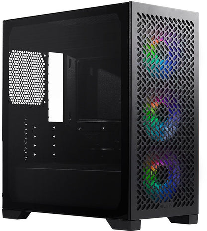 CASE MICRO ATX ELITE GAMING 302 /302 LITE ARGB BLACK