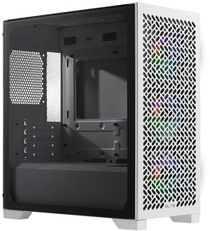 CASE MICRO ATX ELITE GAMING 302 /302 LITE ARGB WHITE