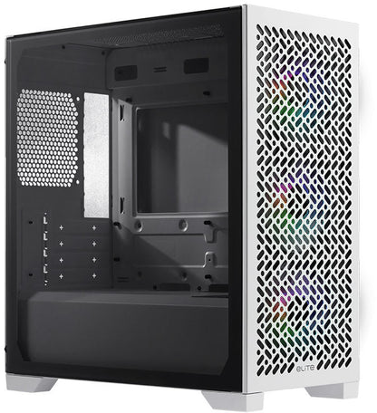 CASE MICRO ATX ELITE GAMING 302 /302 LITE ARGB WHITE
