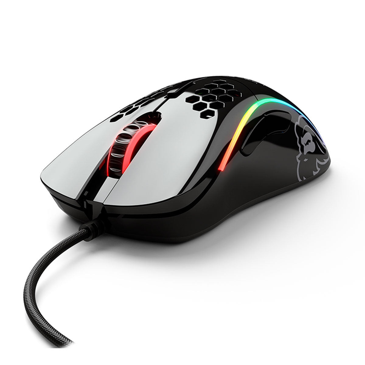 MOUSE GAMING MODEL D GLOSSY BLACK 69G