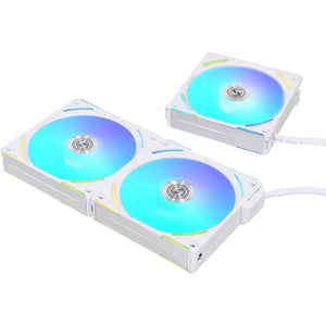VENTILADORES PARA PC UNI FAN AL120 V2 RGB WHITE X3 120MM UF-AL120V2-3W