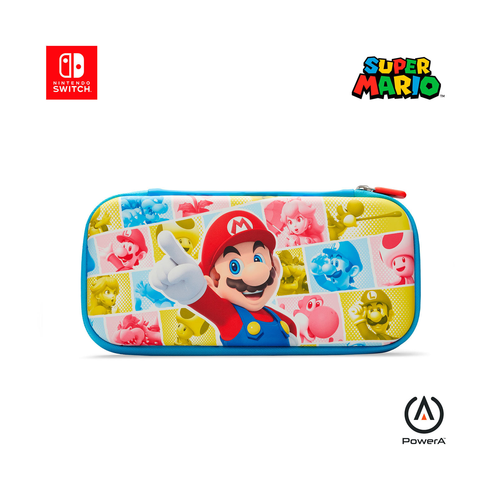 ESTUCHE PROTECTOR PARA NINTENDO SWITCH MUSHROOM KINGDOM REEL