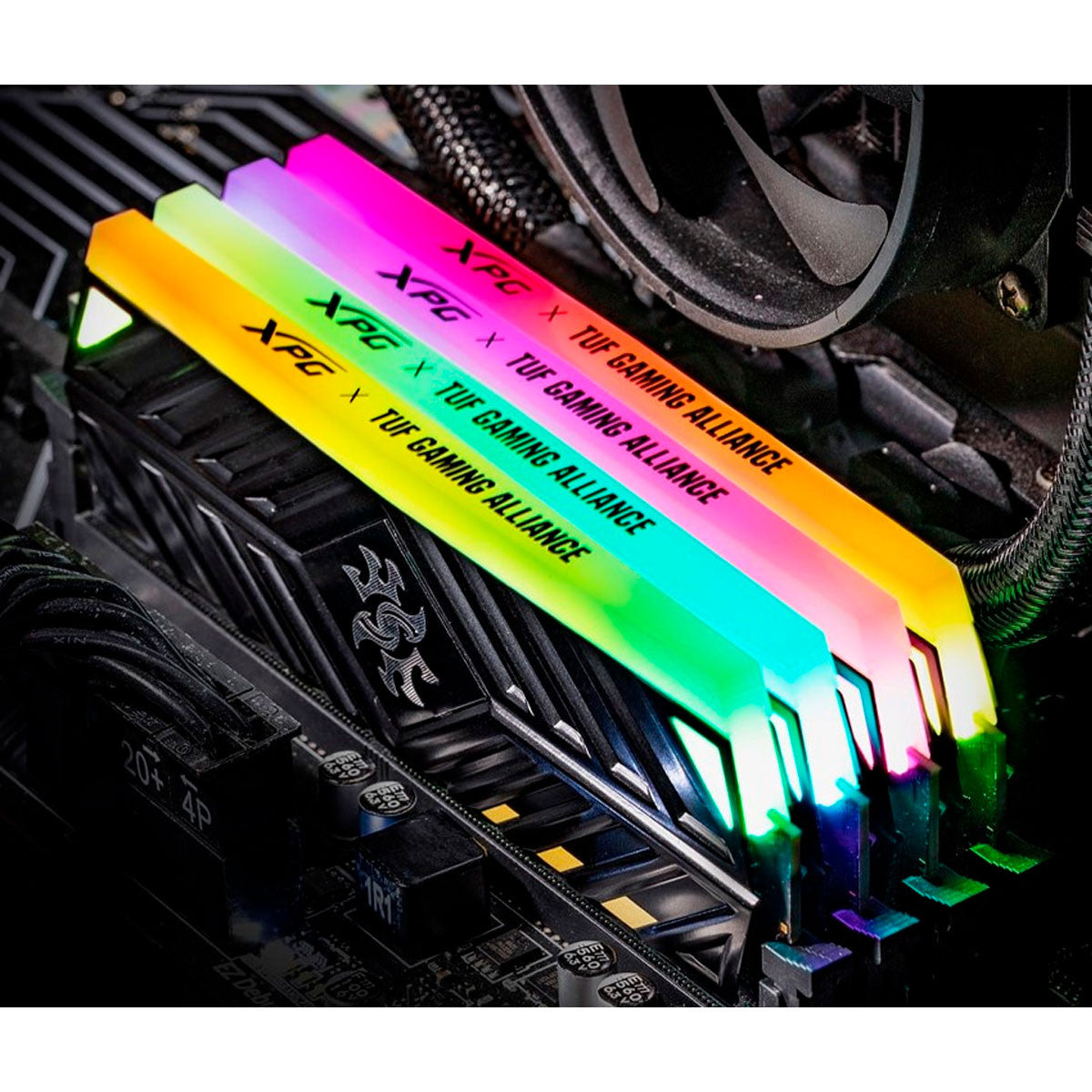 MEMORIA RAM PARA PC SPECTRIX D41 RGB 8GB DDR4 3200MHZ NEGRA