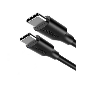 CABLE DE CARGA RAPIDA USB C A USB C 60W NEGRO