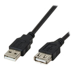 CABLE EXTENSION USB XTC-301 1.8MT NEGRO