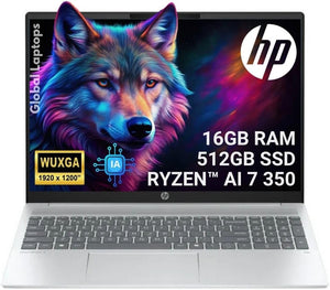 16-AG1070WM OMNIBOOK 5 RYZEN AI 7 350 16GB RAM 512GB SSD 16P 2K W11 GLACIER SILVER