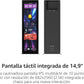 CASE Y70 TOUCH INFINITE TORRE MEDIA VIDRIO TEMPLADO ROJO