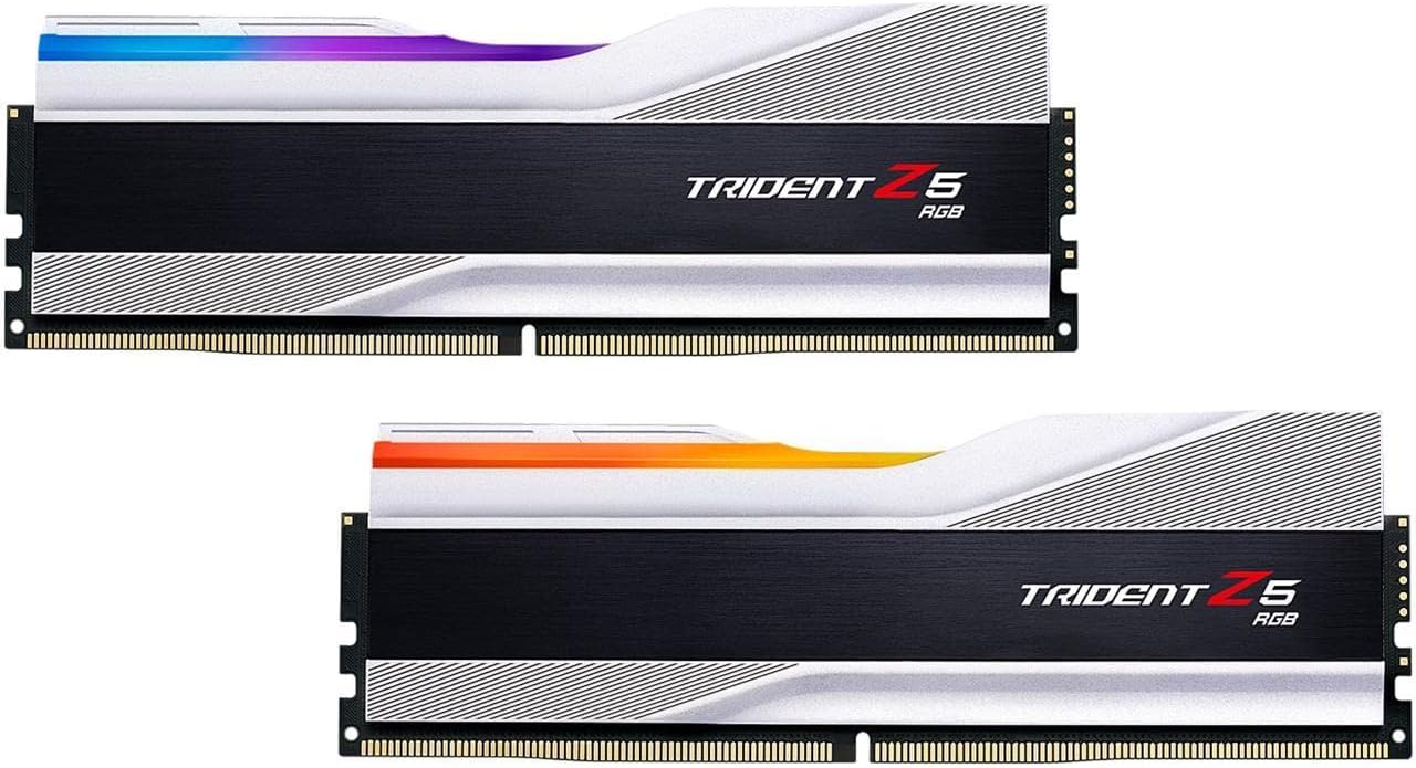 KIT MEMORIAS RAM PARA PC 32GB (2 x 16GB) DDR5 7200 TRIDENT Z5 ROYAL WHITE