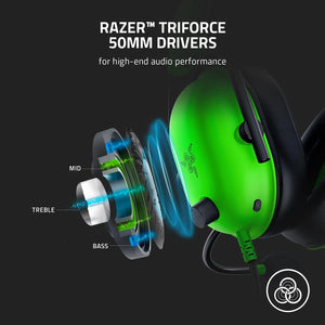 AUDIFONOS GAMING BLACKSHARK V2 X - GREEN