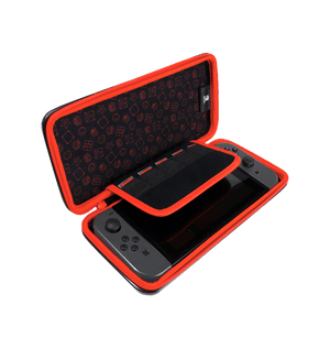 CASE DE ALUMINIO PARA SWITCH DE NSW-090U SUPER MARIO ROJO