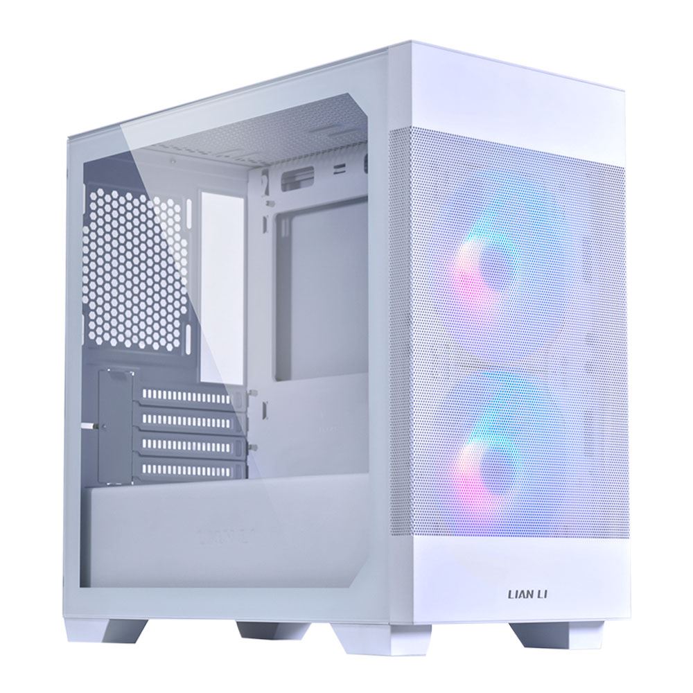 CASE GAMING LANCOOL 205M MESH MICRO-ATX VIDRIO TEMPLADO SNOW