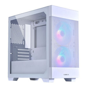 CASE GAMING LANCOOL 205M MESH MICRO-ATX VIDRIO TEMPLADO SNOW