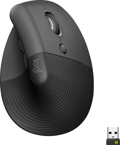 MOUSE VERTICAL ERGONOMICO LIF BLACK