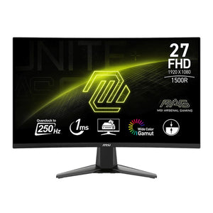 MONITOR CURVO GAMING MAG 27C6X 27P 1MS 1920 X 1080