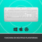 TECLADO SIGNATURE K650 BLANCO INGLES