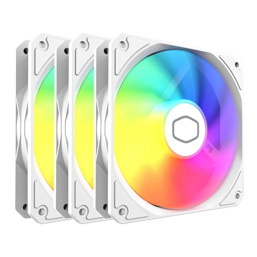 KIT DE 3 VENTILADORES MF120 LITE ARGB WHITE